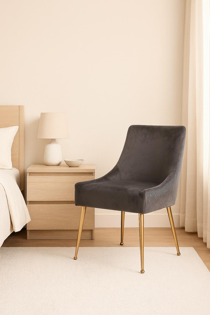 G-Milan Chair (Gold Legs) — Dining Chairs handmade to order by Langham Furniture, image 10 of 21