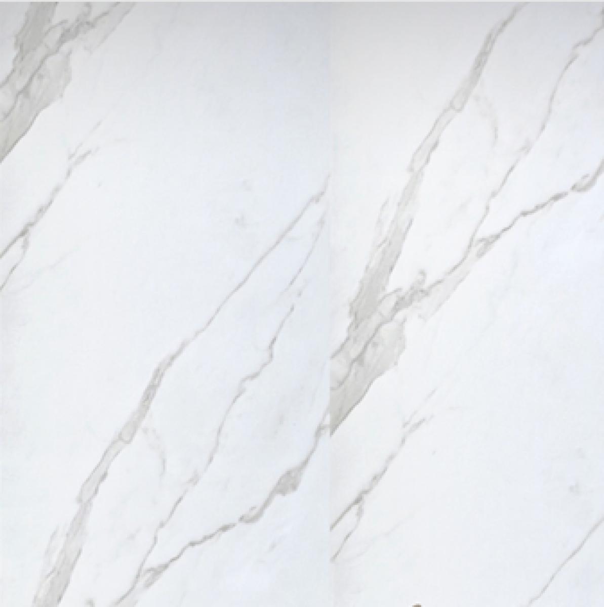 Wall Panel 07A - White Marble - Wall Board - 240cm - (1 pack / 4pcs) — Slat & Acoustic Panels handmade to order by Langham Furniture, image 2 of 5