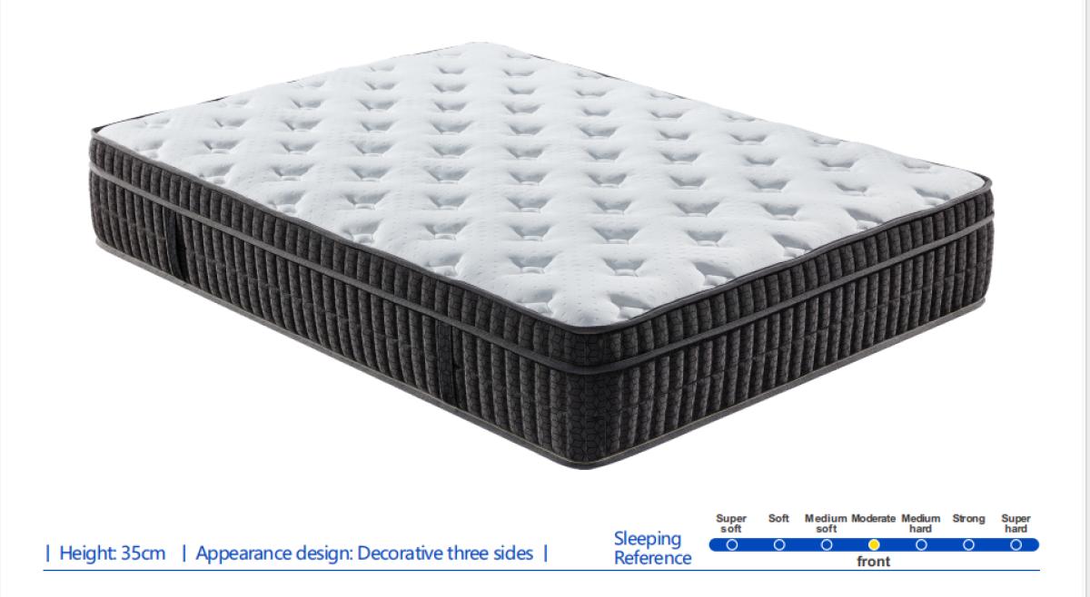 Mattress D35 Single/Small Double/Double/King Size/Super King Size - Gel Memory Foam - Built-in Wheels Package — Mattresses handmade to order by Langham Furniture, image 4 of 10