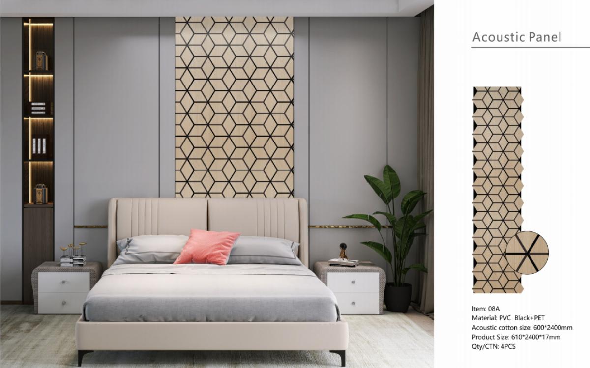 Wall Panel 08A - Oak - Blocks - 240cm - (1 pack / 4pcs) — Slat & Acoustic Panels handmade to order by Langham Furniture, image 3 of 4