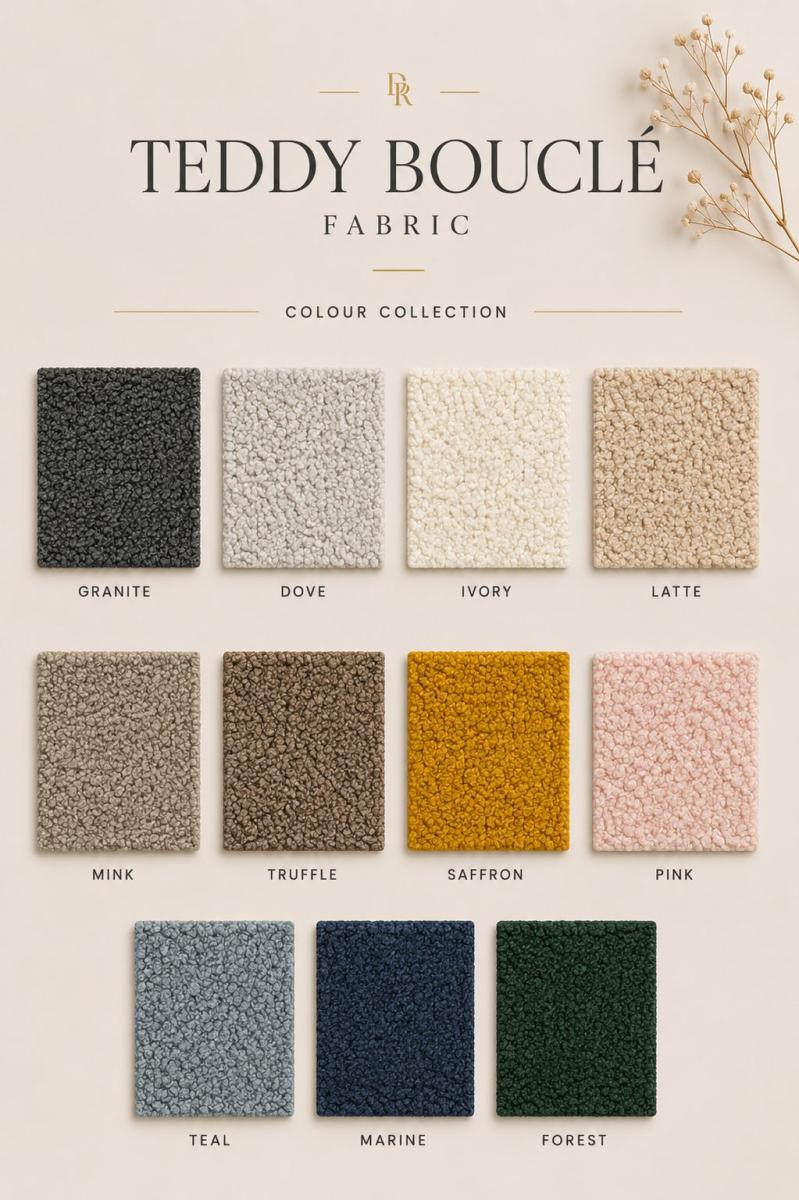 Boucle Samples — Fabric Samples handmade to order by Langham Furniture, image 2 of 2