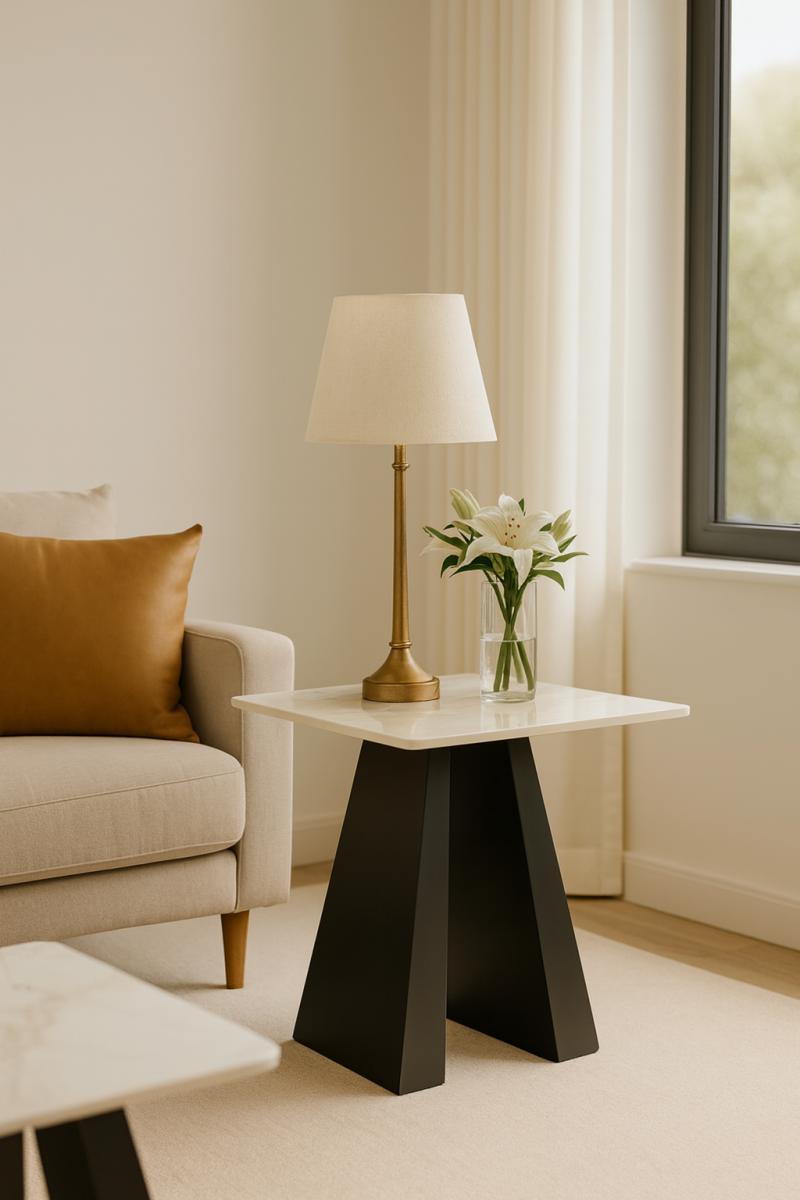 BK-Roma Lamp Table — Side & Lamp Tables handmade to order by Langham Furniture, image 1 of 4
