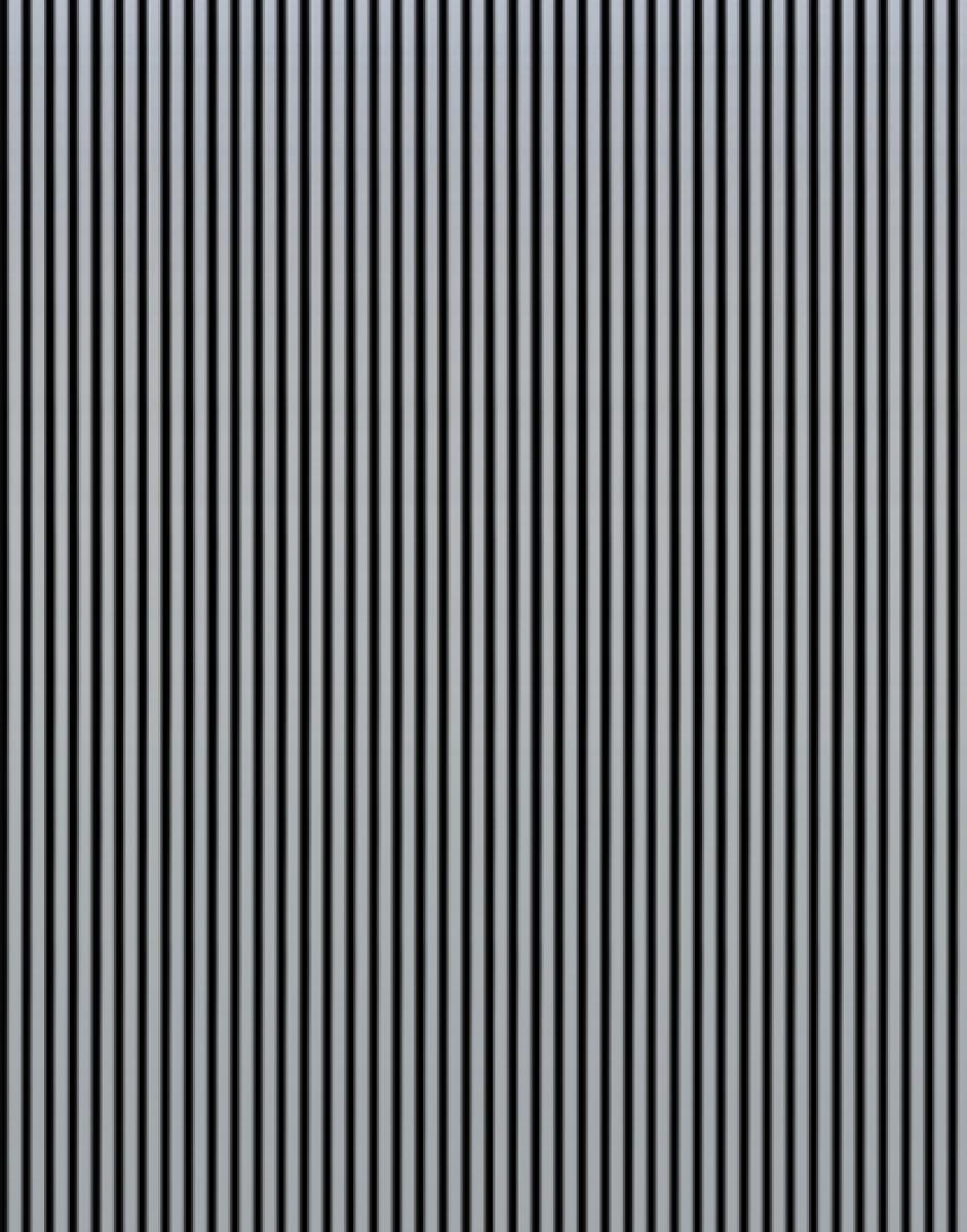 Wall Panel 01WH - Metallic Light Grey - Acoustic - 240cm - (1 pack / 4pcs) — Slat & Acoustic Panels handmade to order by Langham Furniture, image 3 of 6