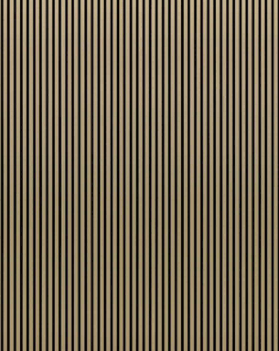 Wall Panel 01WG - Metallic Gold - Acoustic - 240cm - (1 pack / 4pcs) — Slat & Acoustic Panels handmade to order by Langham Furniture, image 3 of 6