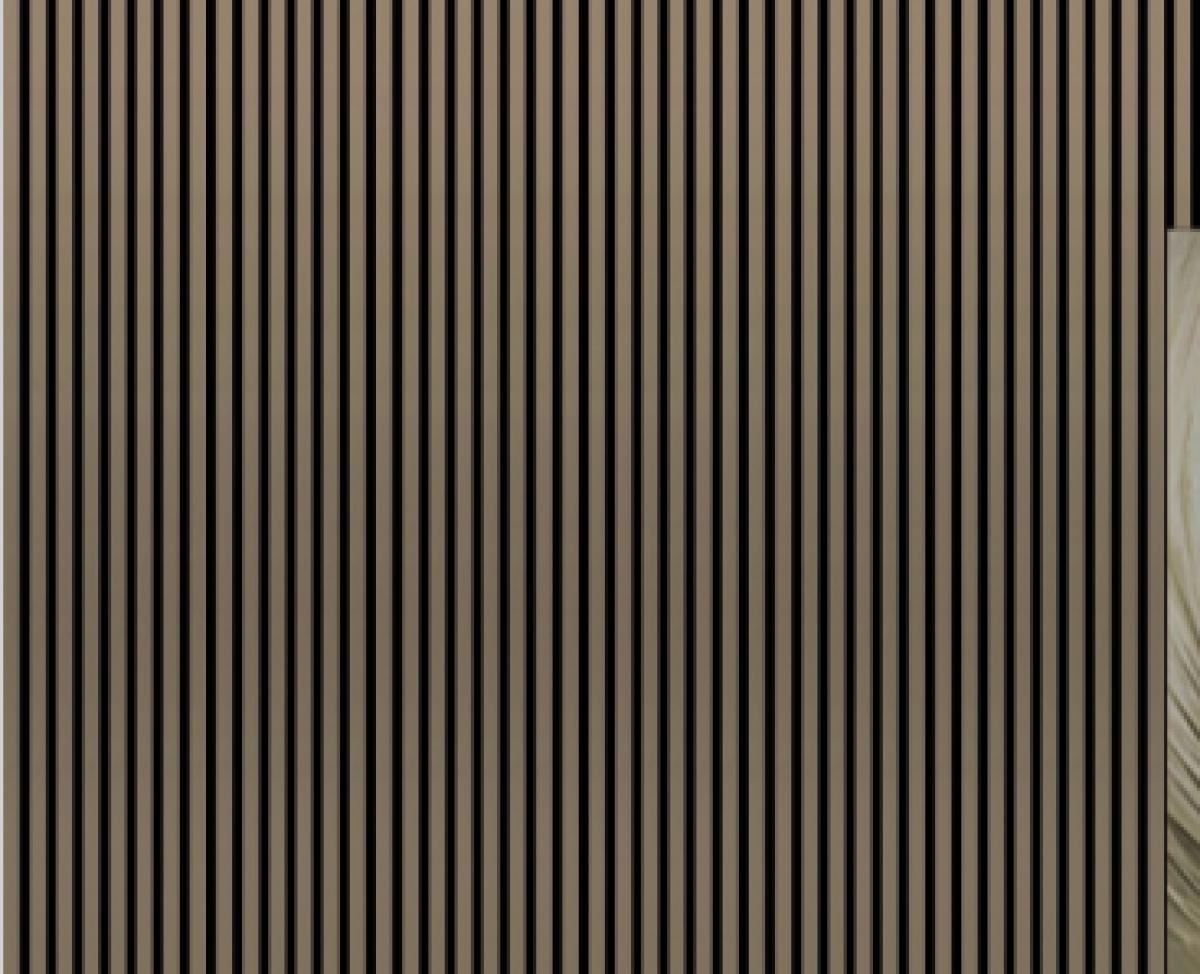 Wall Panel 01WF - Metallic Brown - Acoustic - 240cm - (1 pack / 4pcs) — Slat & Acoustic Panels handmade to order by Langham Furniture, image 3 of 6