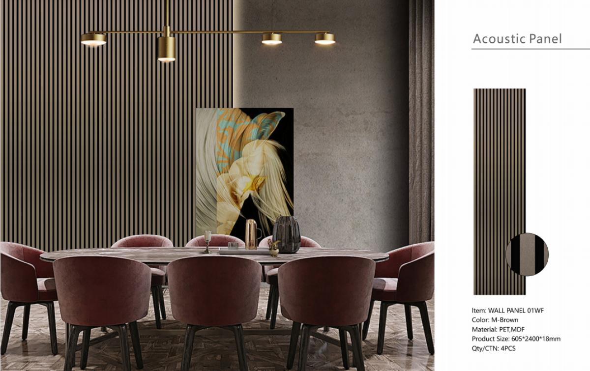 Wall Panel 01WF - Metallic Brown - Acoustic - 240cm - (1 pack / 4pcs) — Slat & Acoustic Panels handmade to order by Langham Furniture, image 6 of 6
