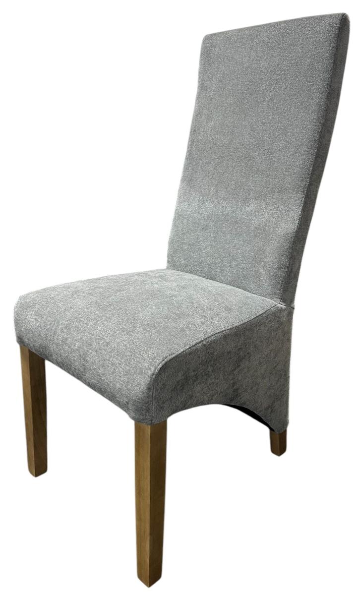 Berry Fabric Chair (Oak Legs) — Dining Chairs handmade to order by Langham Furniture, image 3 of 12