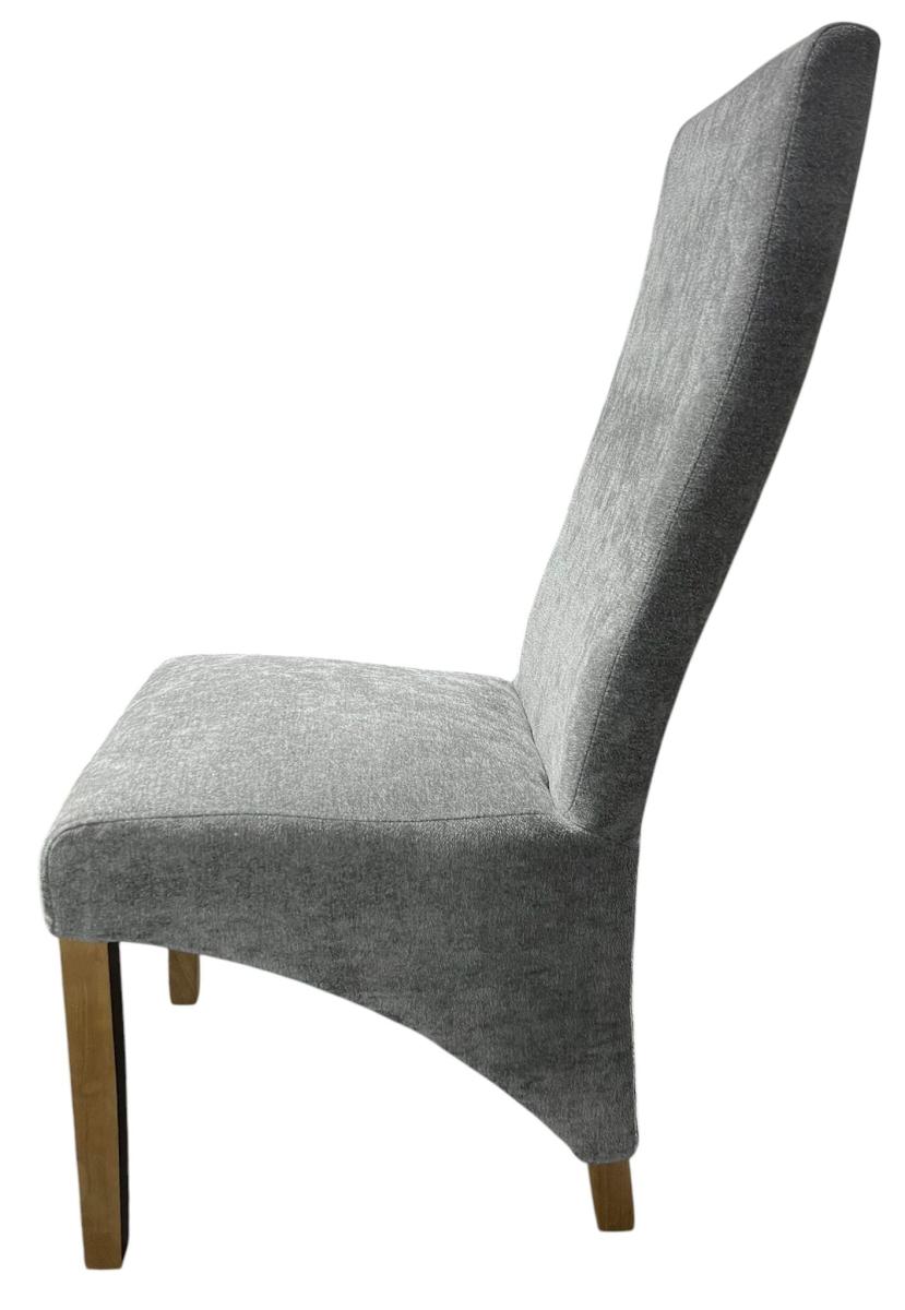 Berry Fabric Chair (Oak Legs) — Dining Chairs handmade to order by Langham Furniture, image 4 of 12