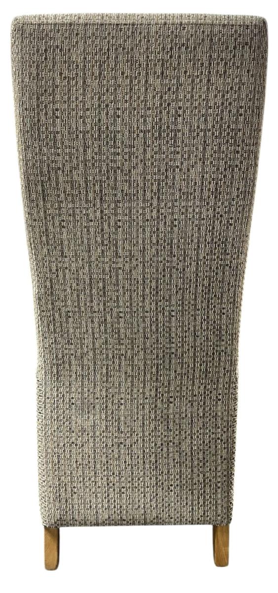 Berry Fabric Chair (Oak Legs) — Dining Chairs handmade to order by Langham Furniture, image 8 of 12