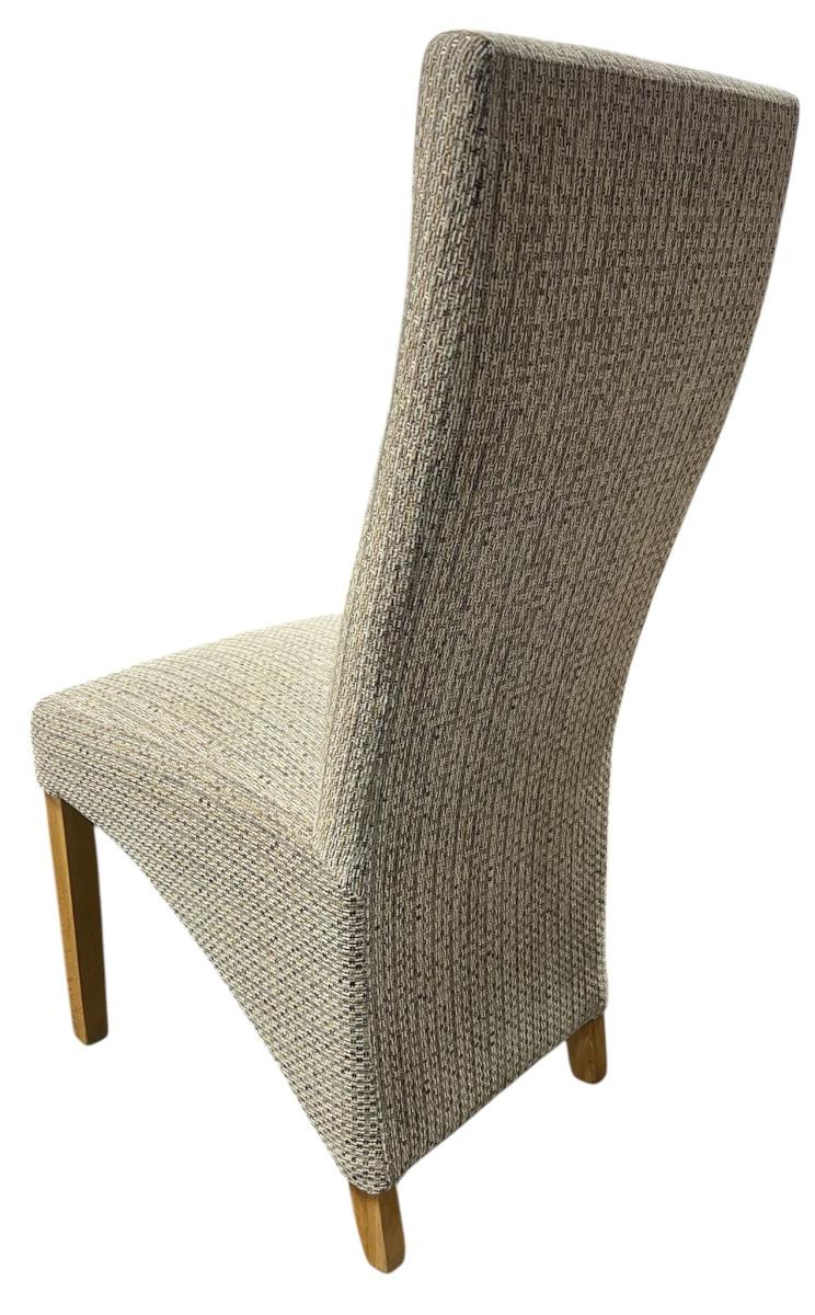 Berry Fabric Chair (Oak Legs) — Dining Chairs handmade to order by Langham Furniture, image 9 of 12