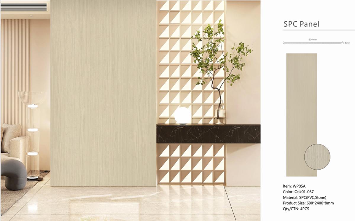 Wall Panel 05A - Oak - PVC - 240cm - (1 pack / 4pcs) — Slat & Acoustic Panels handmade to order by Langham Furniture, image 3 of 5