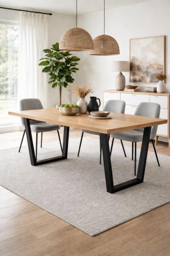 Siena Dining Table (1.5/1.8m) — Dining Tables handmade to order by Langham Furniture