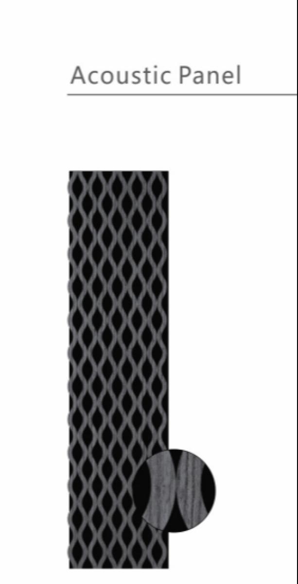 Wall Panel 03C - Dark Grey - Acoustic - 240cm - (1 pack / 4pcs) — Slat & Acoustic Panels handmade to order by Langham Furniture, image 3 of 3