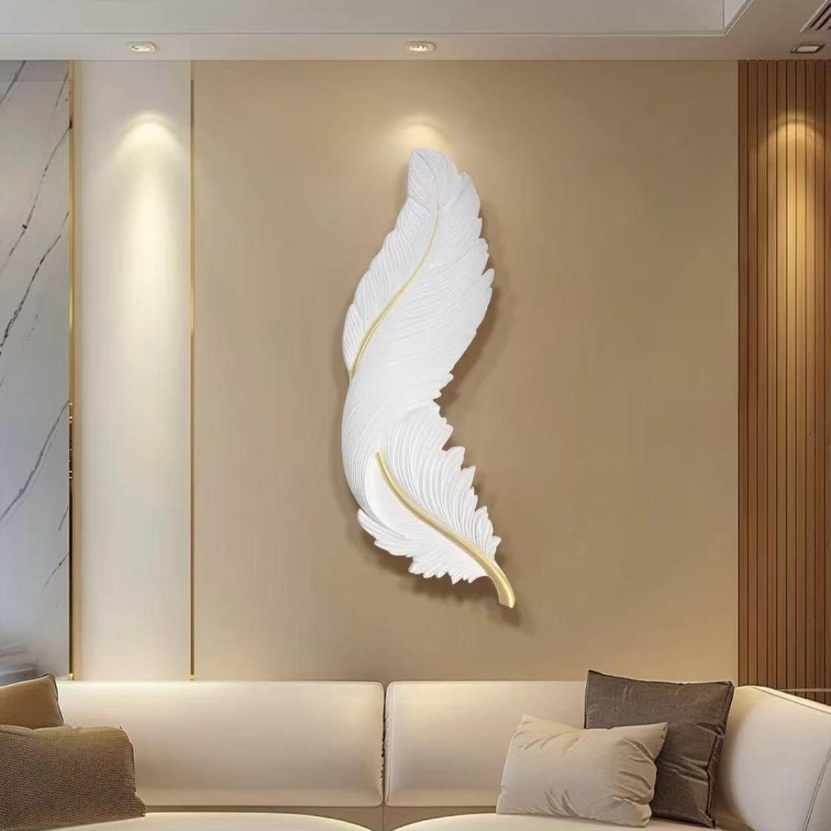 PU651 - Feather Light (White/Warm LED) — Lighting handmade to order by Langham Furniture, image 2 of 5