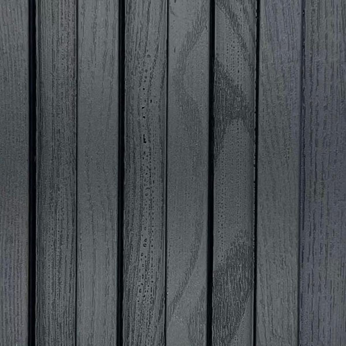 Wall Panel 81E - Black - Seamless - 240cm - (1 pack / 16pcs) — Slat & Acoustic Panels handmade to order by Langham Furniture, image 2 of 2