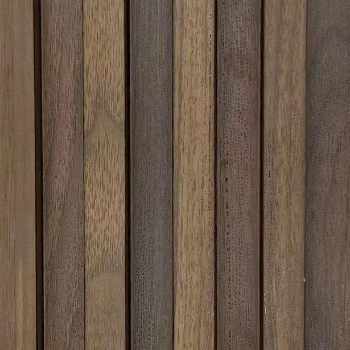 Wall Panel 81B - Walnut - Seamless - 240cm - (1 pack / 16pcs) — Slat & Acoustic Panels handmade to order by Langham Furniture, image 2 of 2