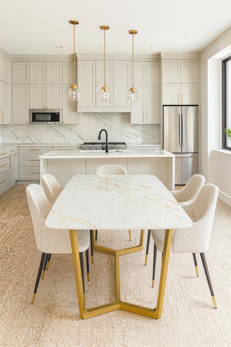 G-Jessica Dining Table (1.6/1.8m) — Dining Tables handmade to order by Langham Furniture, image 1 of 7
