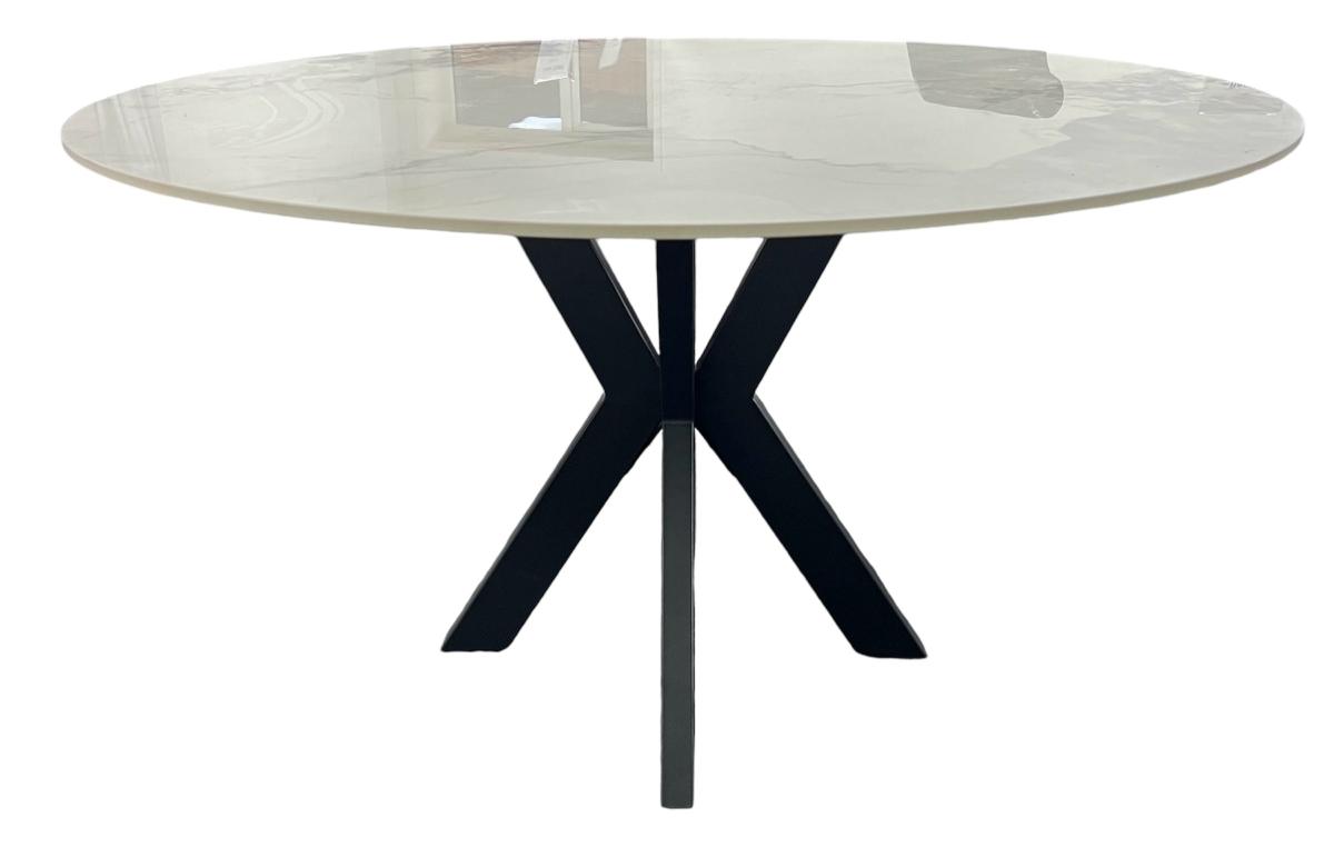 BK-Milan Round Dining Table (1.1/1.3m) — Dining Tables handmade to order by Langham Furniture, image 2 of 5