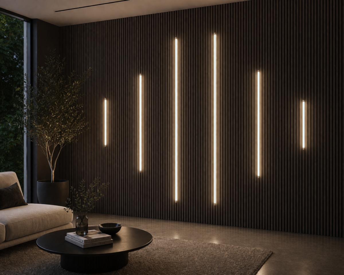 Wall Panel LED Lighting 05 (6pcs) — Panel Lighting handmade to order by Langham Furniture, image 1 of 4