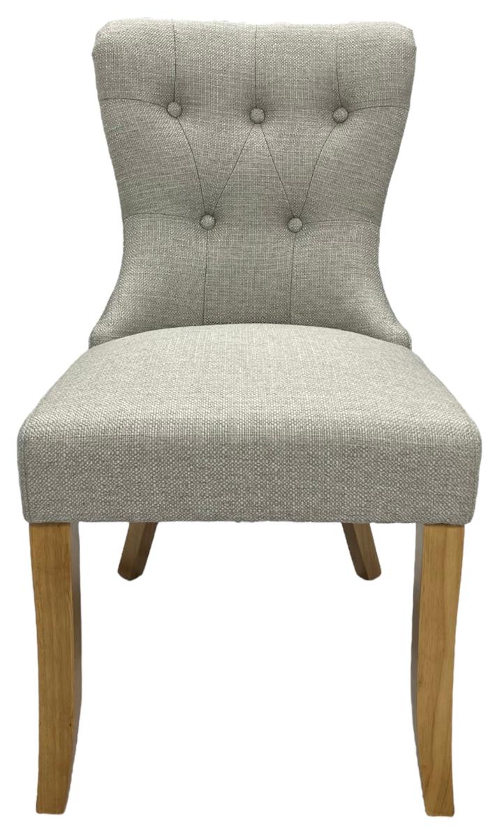 Bentley Beige Chair (Oak Legs) — Dining Chairs handmade to order by Langham Furniture, image 3 of 7