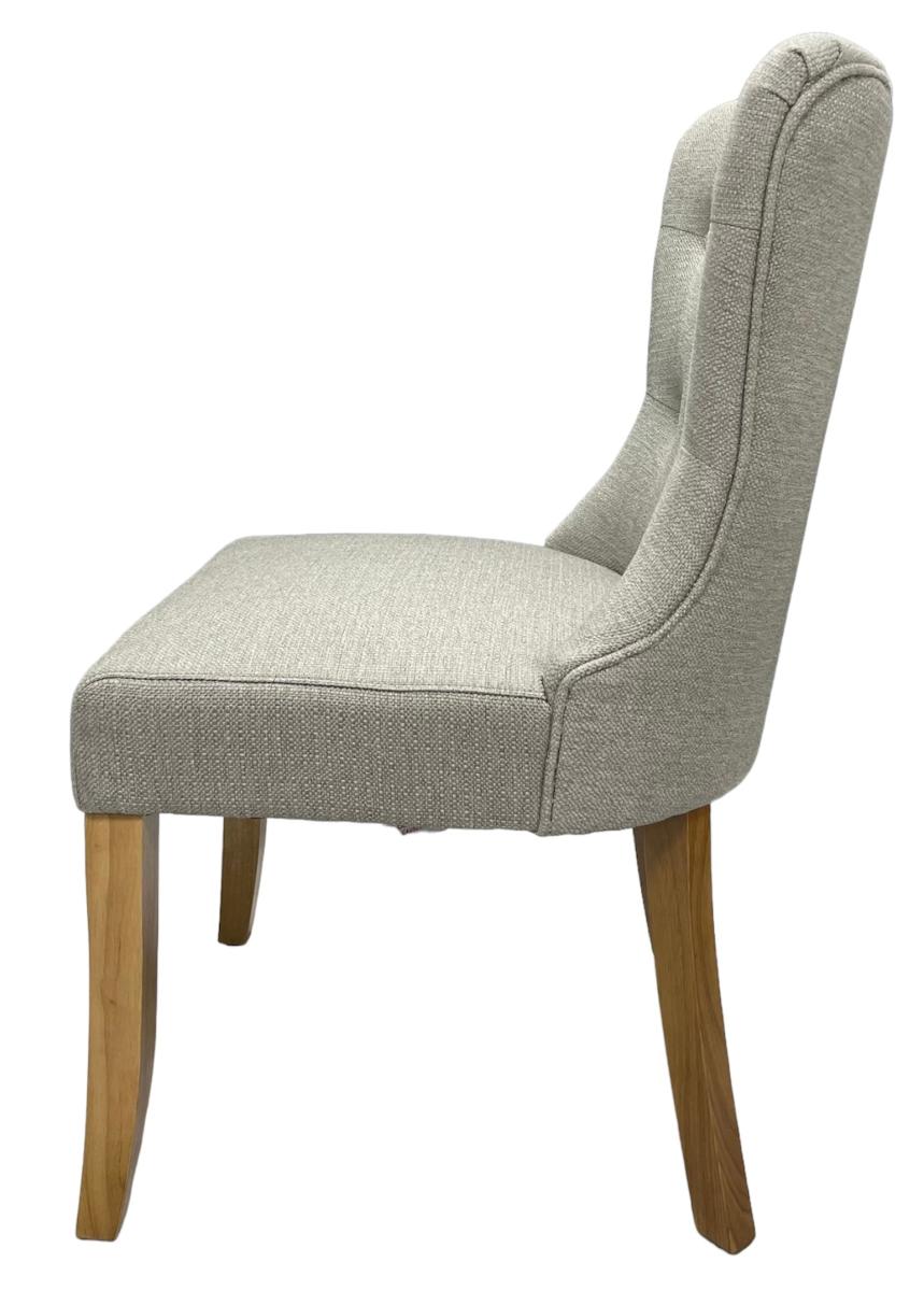 Bentley Beige Chair (Oak Legs) — Dining Chairs handmade to order by Langham Furniture, image 5 of 7