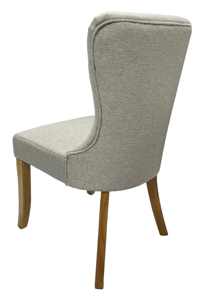 Bentley Beige Chair (Oak Legs) — Dining Chairs handmade to order by Langham Furniture, image 6 of 7