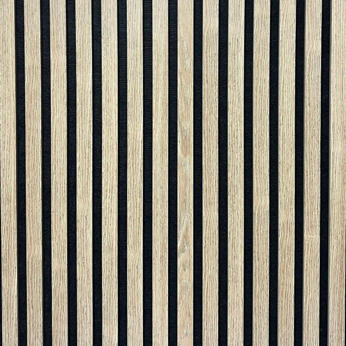 Wall Panel 01D - Dark Oak - Acoustic - 240cm - (1 pack / 4pcs) — Slat & Acoustic Panels handmade to order by Langham Furniture, image 2 of 4