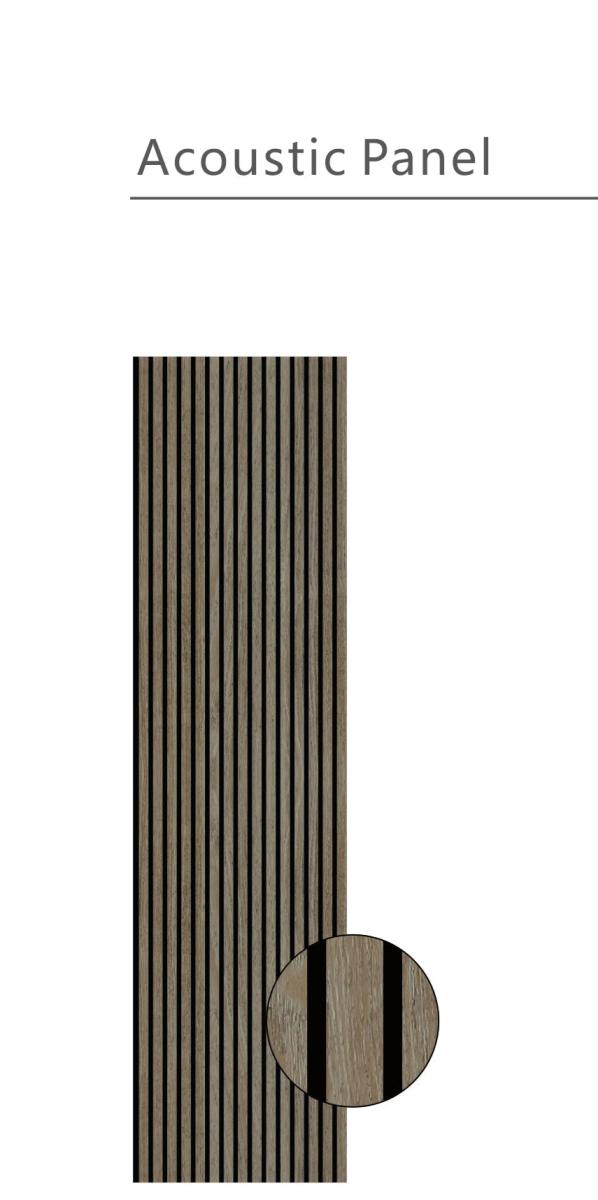 Wall Panel 01D - Dark Oak - Acoustic - 240cm - (1 pack / 4pcs) — Slat & Acoustic Panels handmade to order by Langham Furniture, image 4 of 4