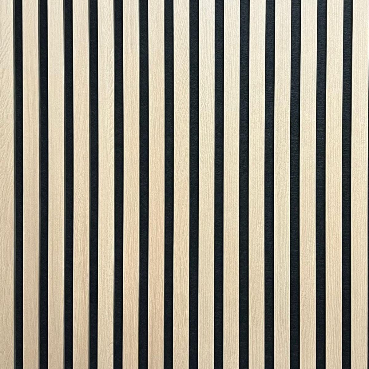 Wall Panel 01A - Natural Oak - Acoustic - 240cm - (1 pack / 4pcs) — Slat & Acoustic Panels handmade to order by Langham Furniture, image 2 of 4