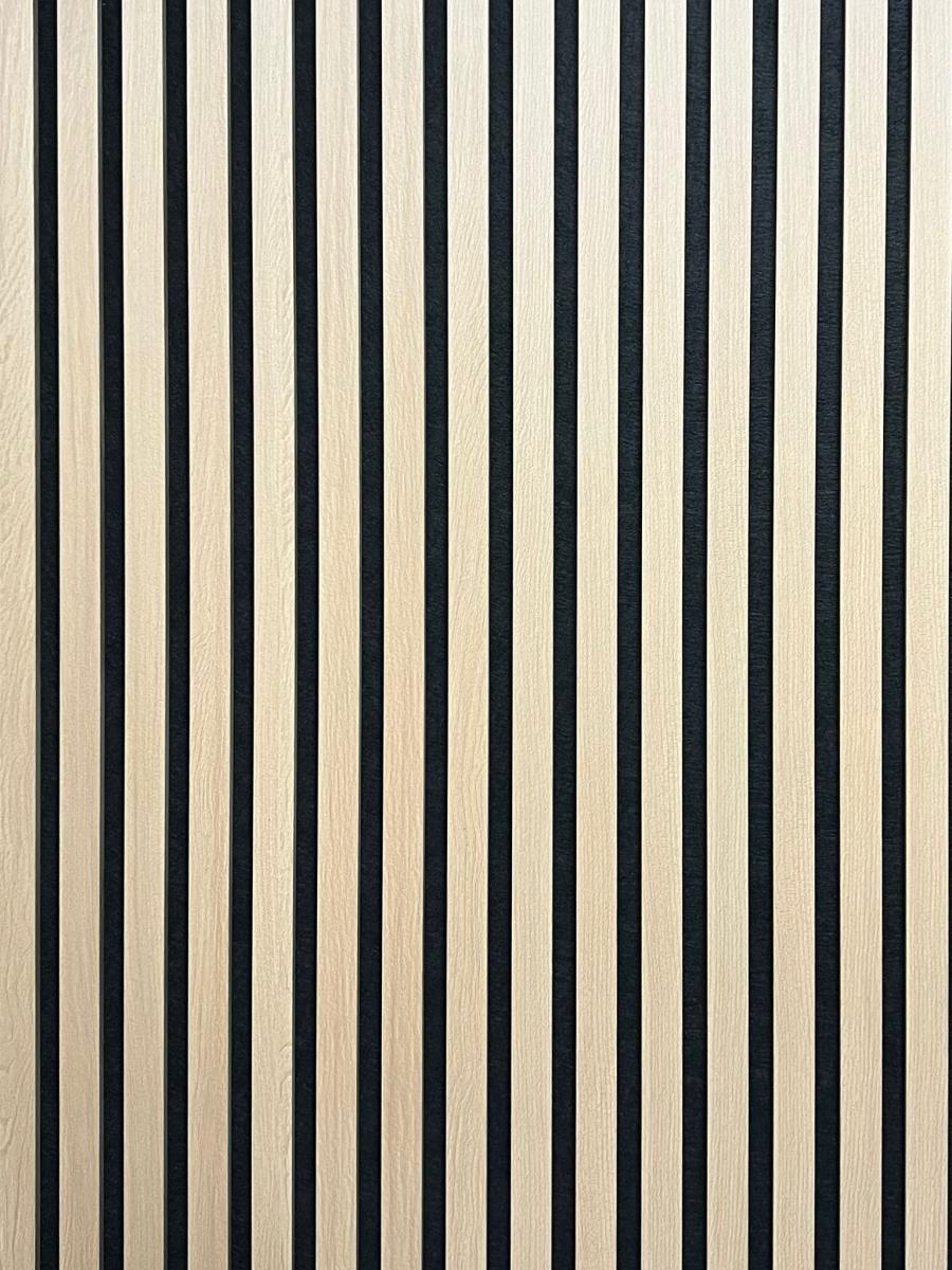 Wall Panel 01A - Natural Oak - Acoustic - 240cm - (1 pack / 4pcs) — Slat & Acoustic Panels handmade to order by Langham Furniture, image 3 of 4