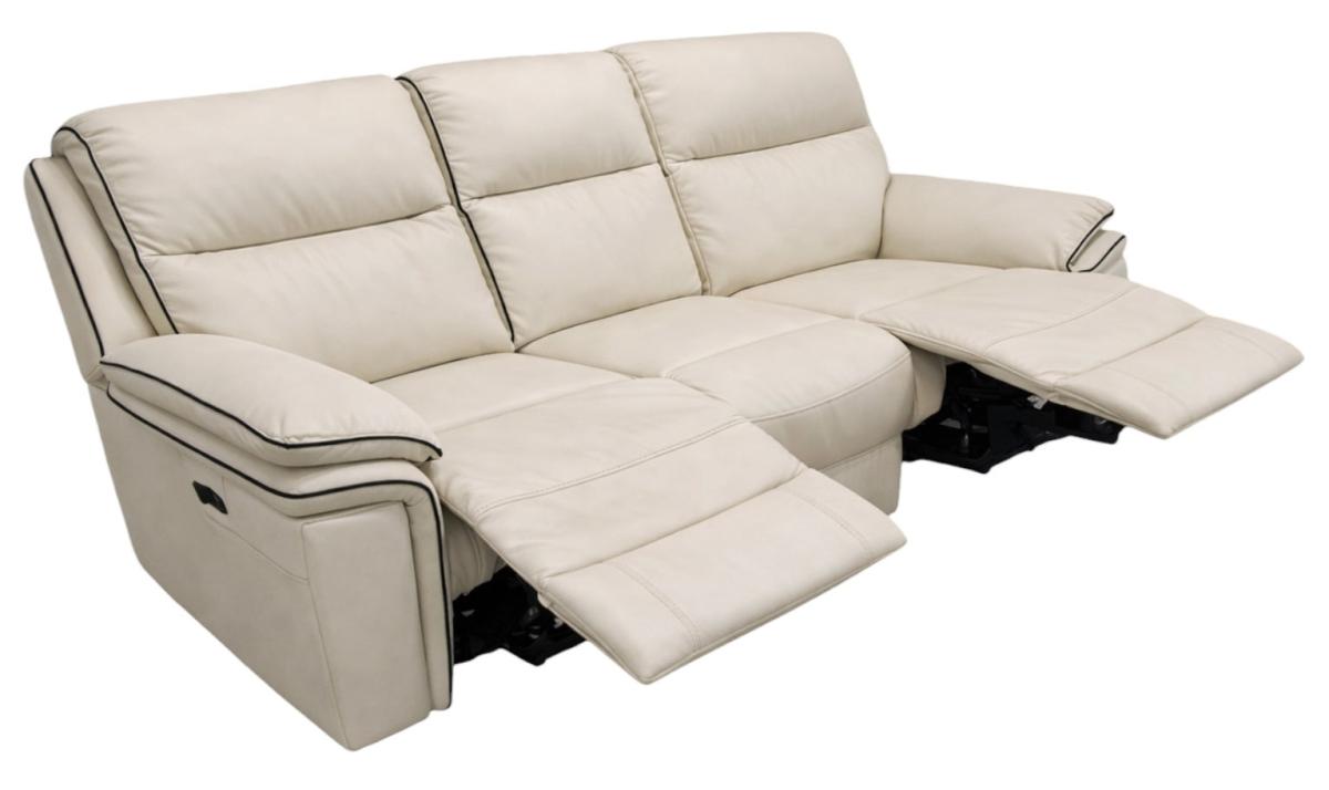 Montana Ivory Recliner Sofa (3+2+1) — Sofas handmade to order by Langham Furniture, image 2 of 7