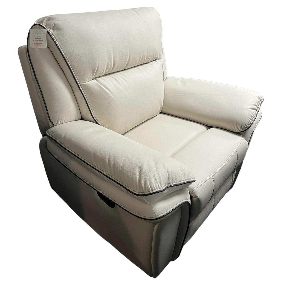 Montana Ivory Recliner Sofa (3+2+1) — Sofas handmade to order by Langham Furniture, image 6 of 7