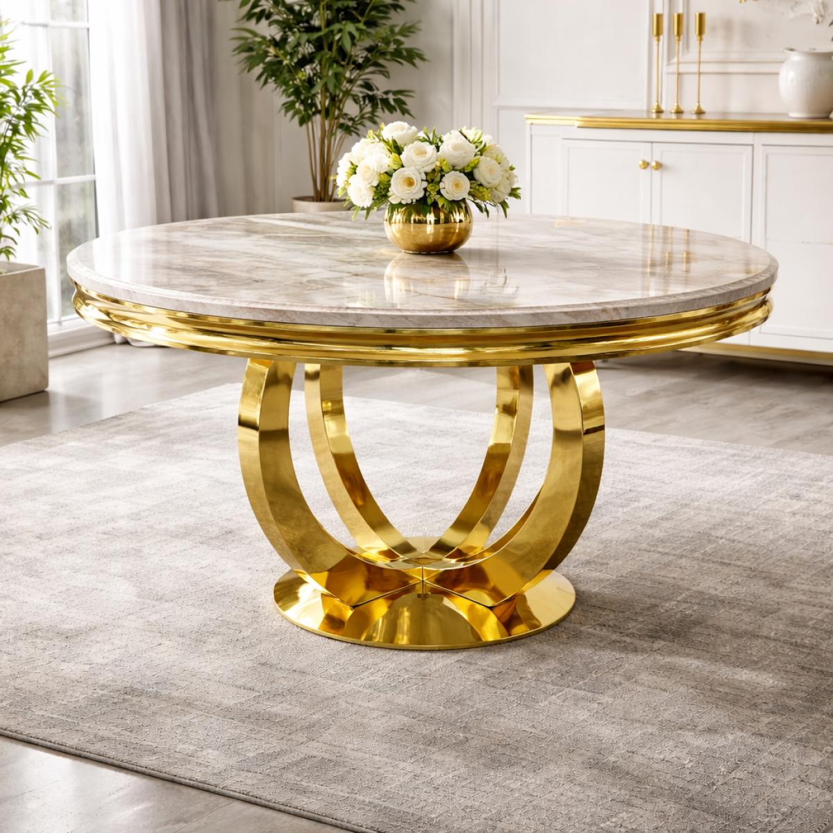 SG-Chelsea Round Table (1.3m) — Dining Tables handmade to order by Langham Furniture, image 1 of 4