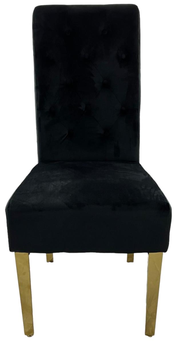 G-Lucy Chair (Ring Knocker/Gold Legs) — Dining Chairs handmade to order by Langham Furniture, image 3 of 17