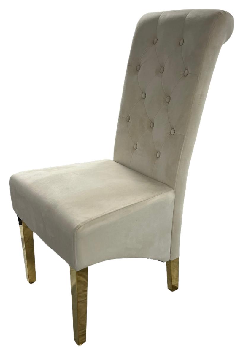 G-Lucy Chair (Ring Knocker/Gold Legs) — Dining Chairs handmade to order by Langham Furniture, image 11 of 17