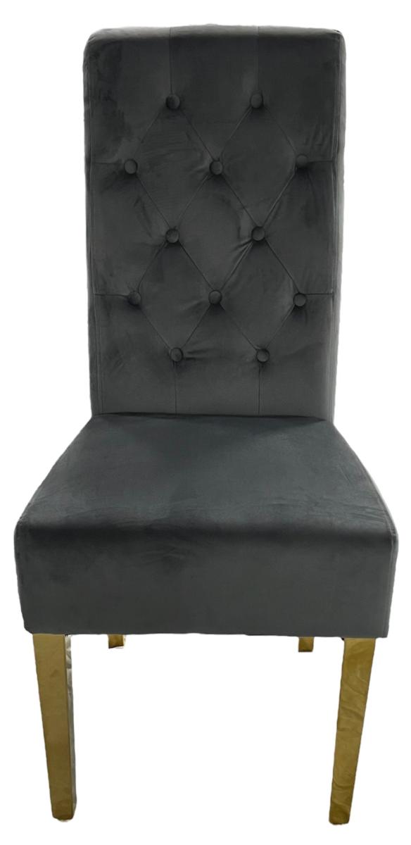 G-Lucy Chair (Ring Knocker/Gold Legs) — Dining Chairs handmade to order by Langham Furniture, image 14 of 17