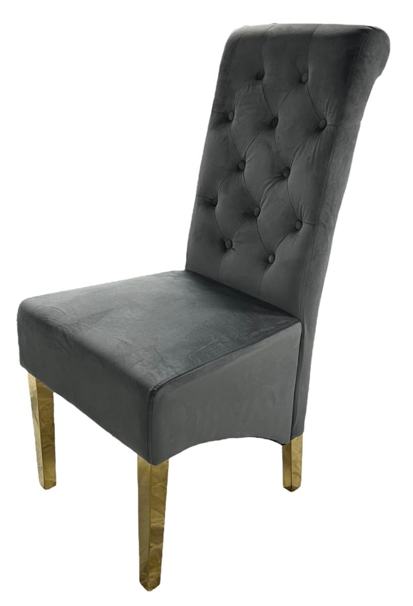 G-Lucy Chair (Ring Knocker/Gold Legs) — Dining Chairs handmade to order by Langham Furniture, image 15 of 17