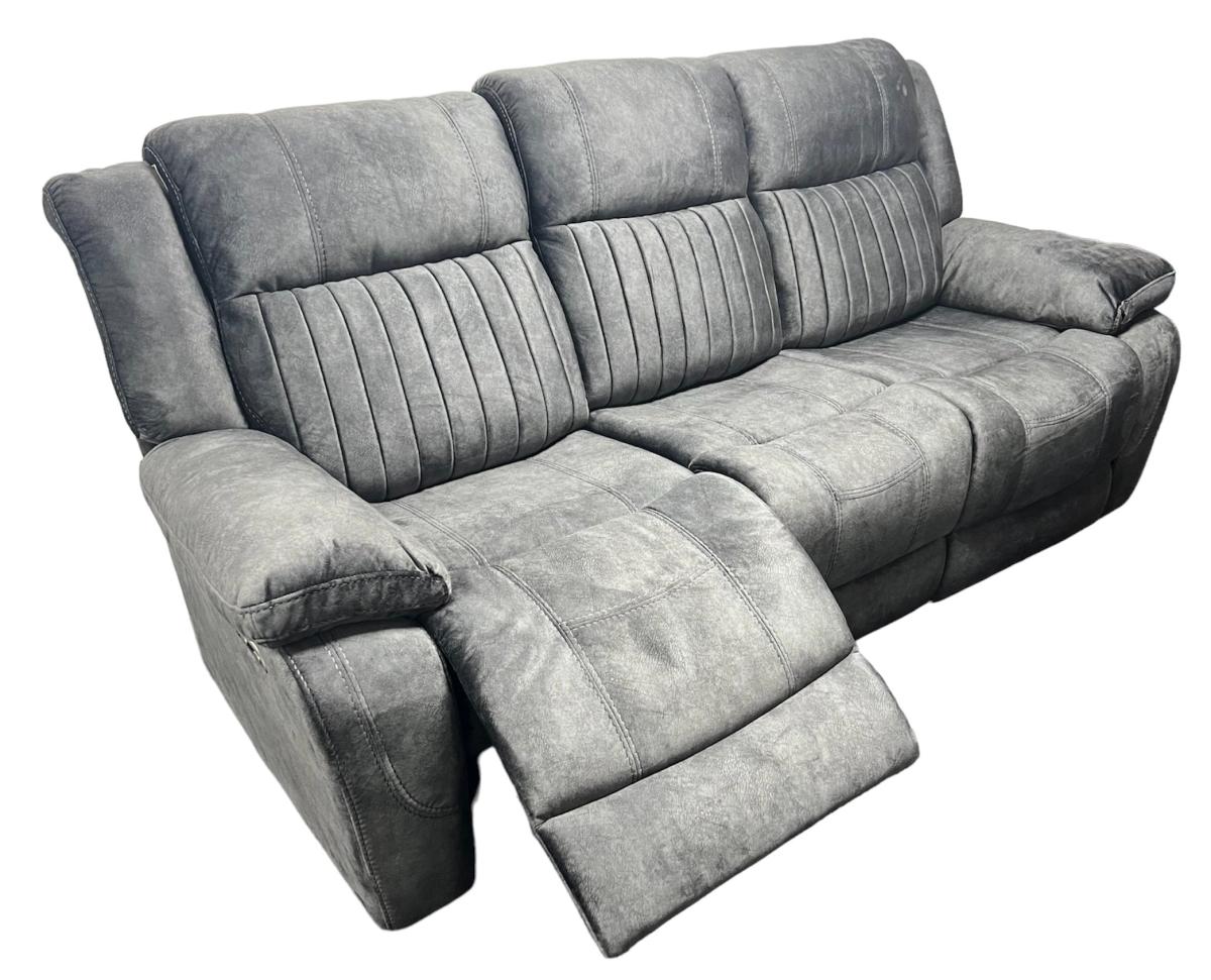 Rose Charcoal E-Recliner Sofa (3+2+1) — Sofas handmade to order by Langham Furniture, image 4 of 20