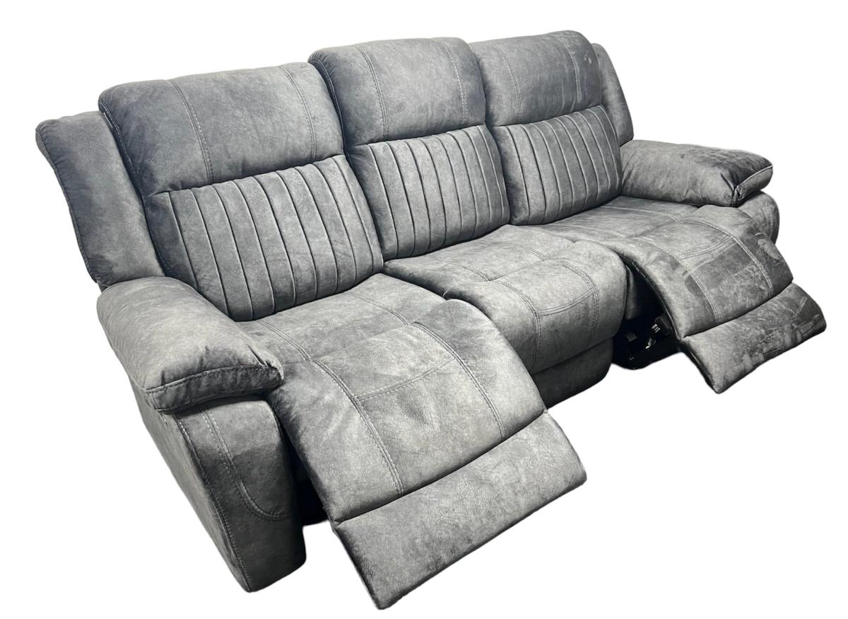 Rose Charcoal E-Recliner Sofa (3+2+1) — Sofas handmade to order by Langham Furniture, image 5 of 20