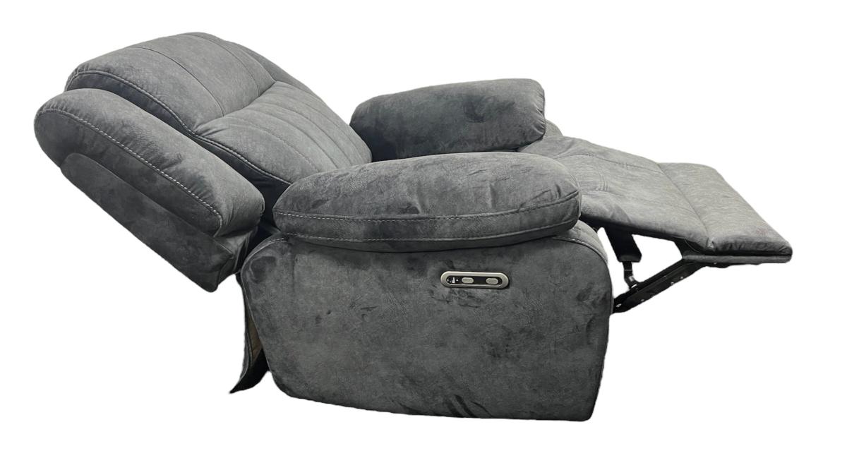 Rose Charcoal E-Recliner Sofa (3+2+1) — Sofas handmade to order by Langham Furniture, image 17 of 20