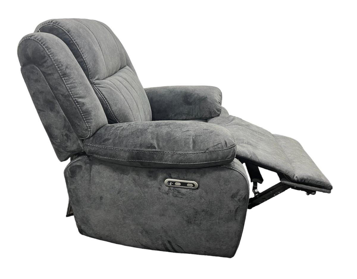 Rose Charcoal E-Recliner Sofa (3+2+1) — Sofas handmade to order by Langham Furniture, image 18 of 20