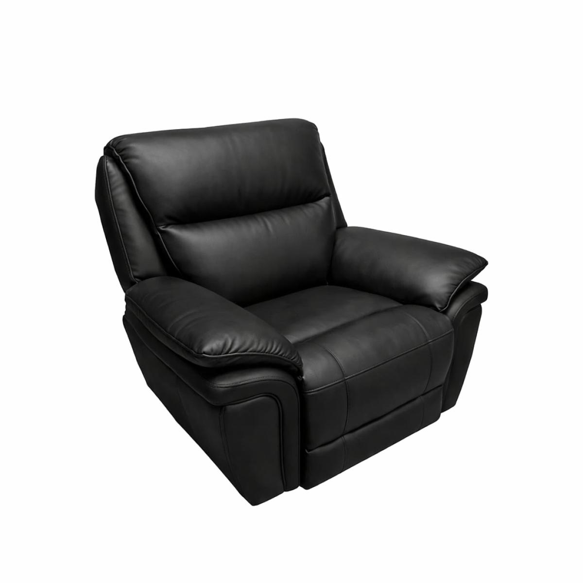 Montana Black Recliner Sofa (3+2+1) — Sofas handmade to order by Langham Furniture, image 6 of 9