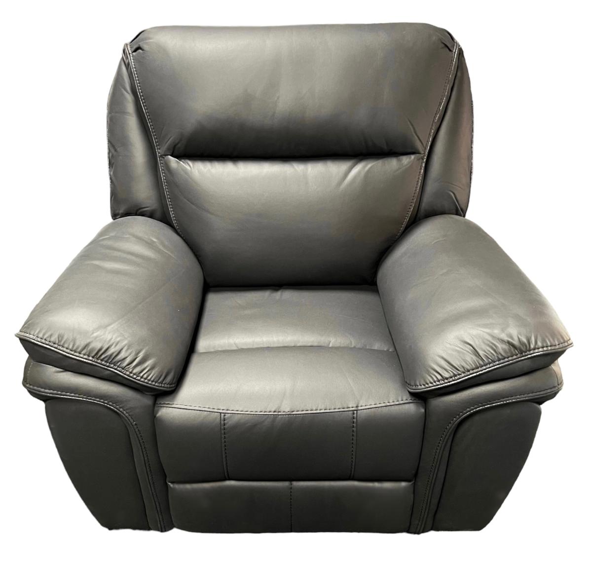 Montana Black Recliner Sofa (3+2+1) — Sofas handmade to order by Langham Furniture, image 8 of 9
