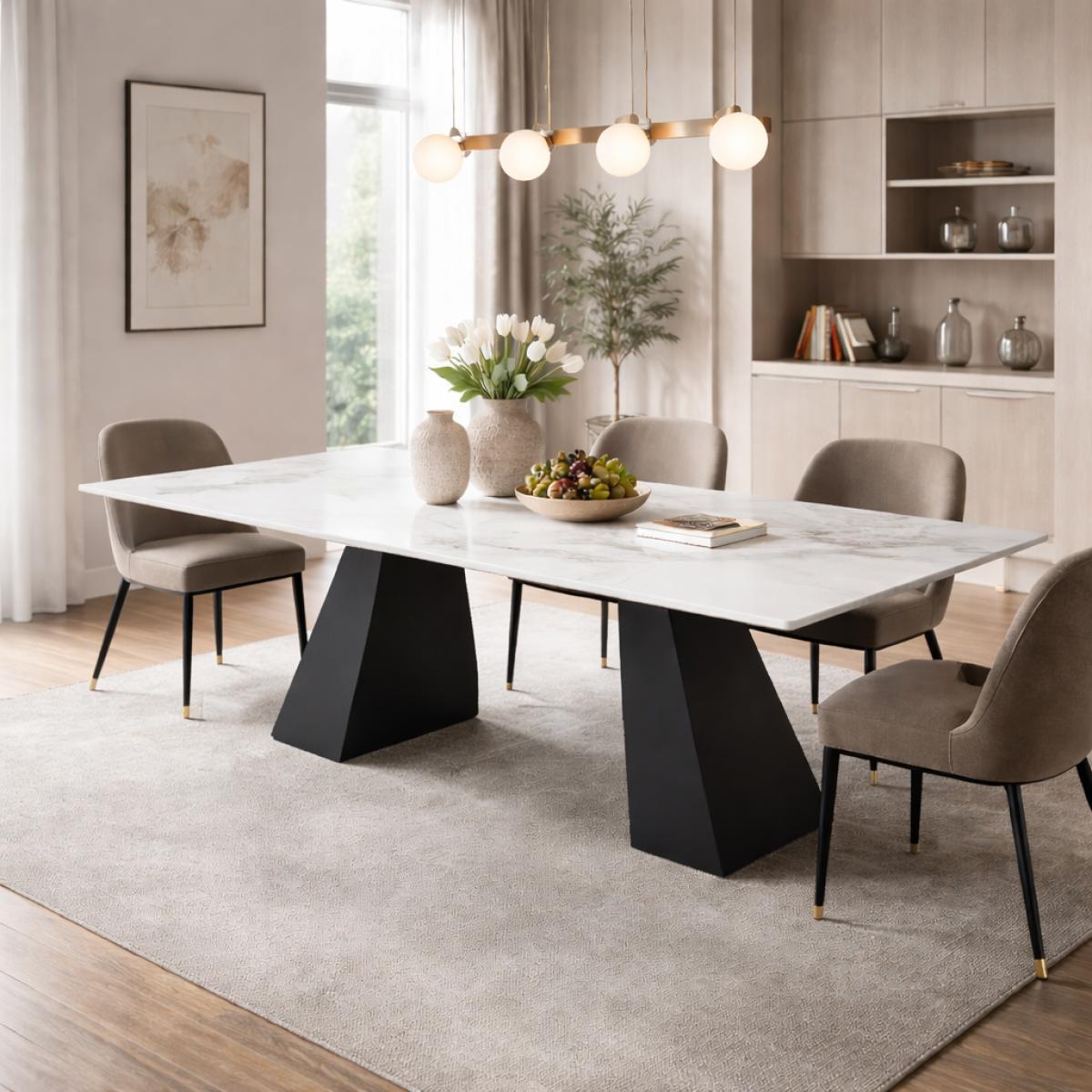 BK-Roma Dining Table (1.8m) — Dining Tables handmade to order by Langham Furniture, image 1 of 9