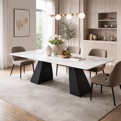 BK-Roma Dining Table (1.8m) — Dining Tables handmade to order by Langham Furniture