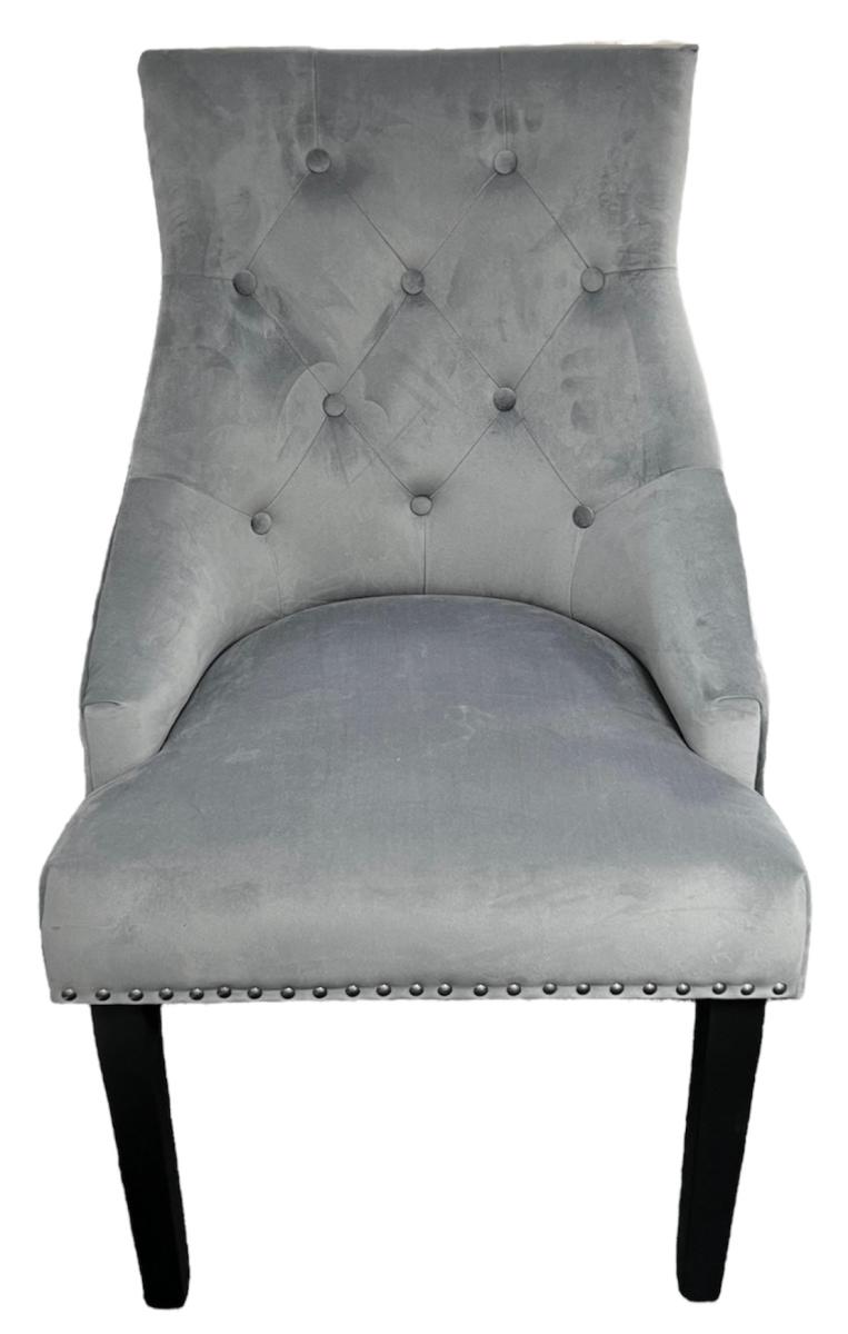Cheshire Chair (Black Ring Knocker/Black Legs) — Dining Chairs handmade to order by Langham Furniture, image 10 of 10