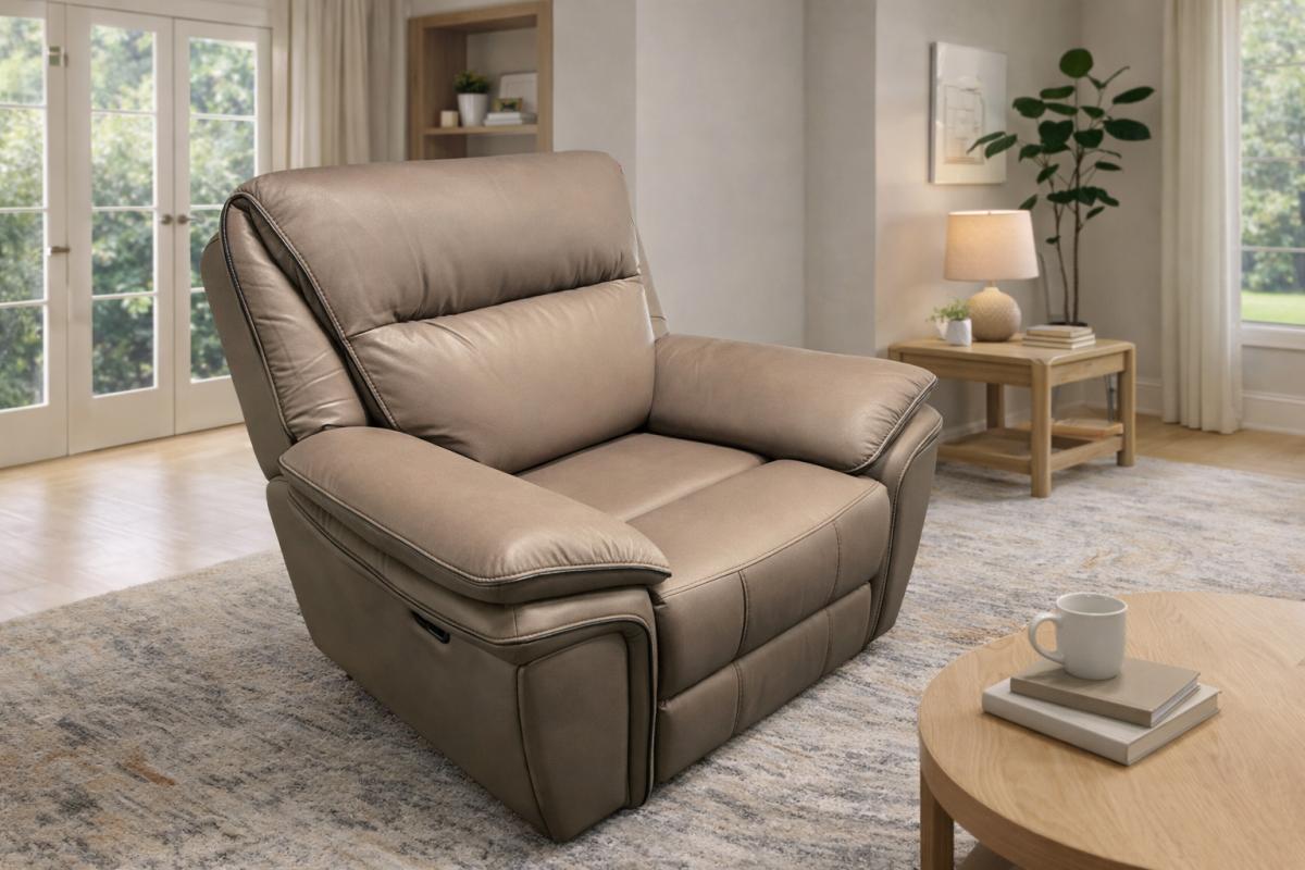 Montana Brown Recliner Sofa (3+2+1) — Sofas handmade to order by Langham Furniture, image 5 of 9