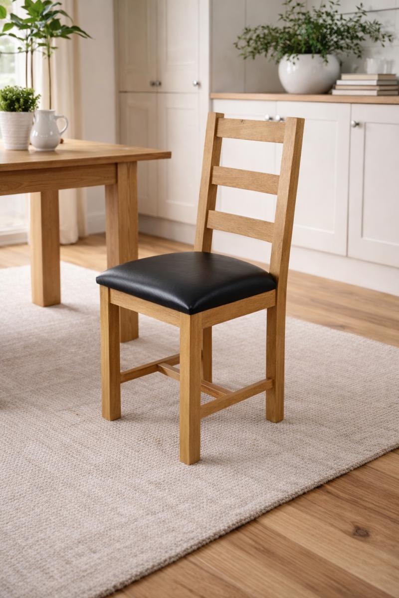Torino Ladder Back Chair (KD) — Dining Chairs handmade to order by Langham Furniture, image 1 of 10