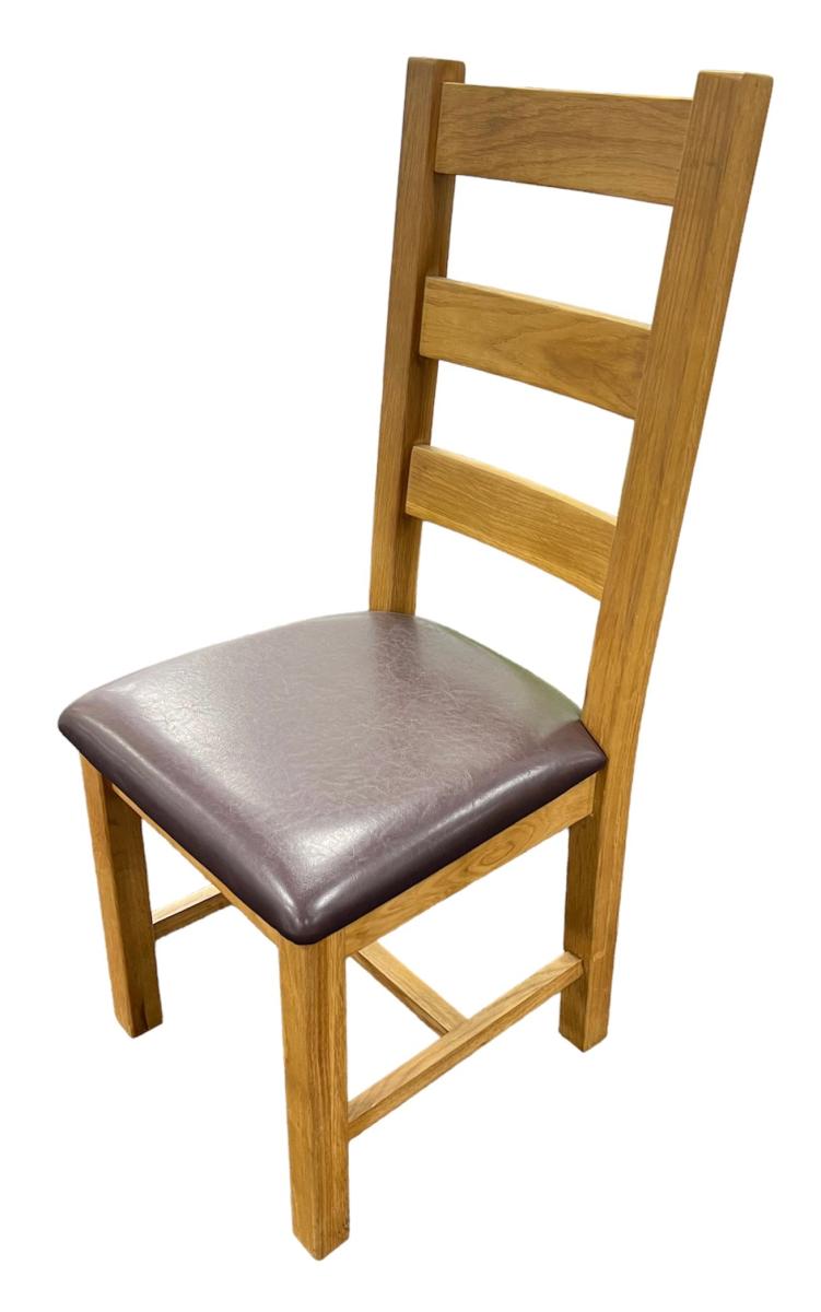 Torino Ladder Back Chair (KD) — Dining Chairs handmade to order by Langham Furniture, image 6 of 10