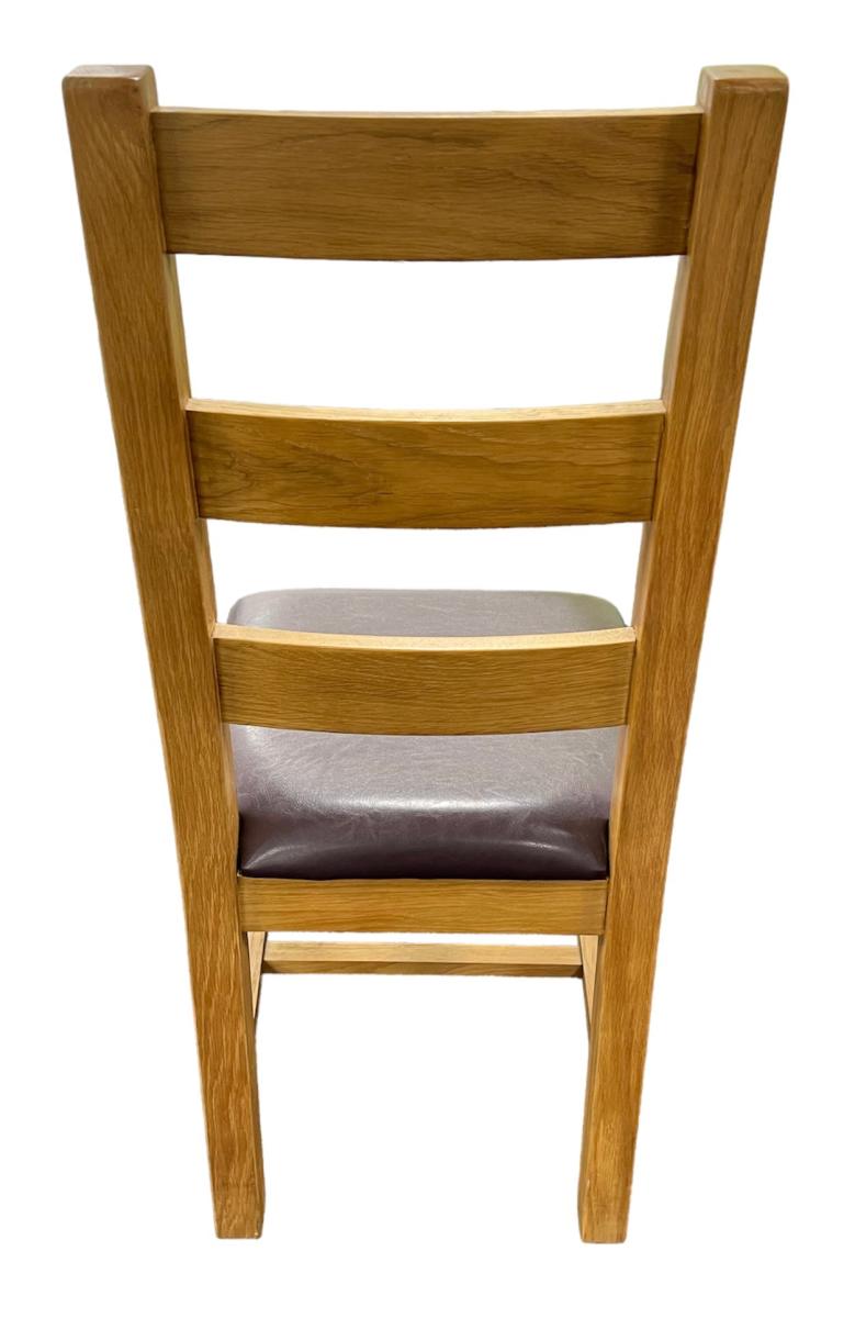 Torino Ladder Back Chair (KD) — Dining Chairs handmade to order by Langham Furniture, image 7 of 10